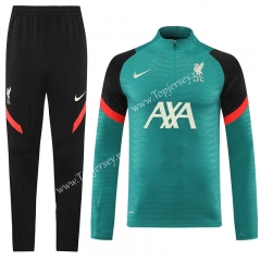 2022-2023 Liverpool Green Thailand Soccer Tracksuit-LH