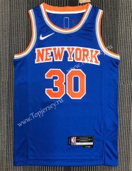 75th Anniversary New York Knicks Blue #30 NBA Jersey-311