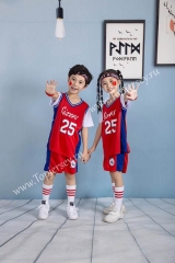 Philadelphia 76ers Red #25 Kids/Youth NBA Uniform-SN