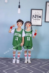 Boston Celtics #11 Green Kids/Youth NBA Uniform-SN