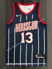 2022 City Edition Houston Rockets Black #13 NBA Jersey-311