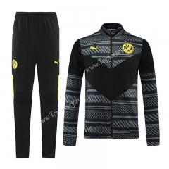 2022-2023 Borussia Dortmund Black&Gray Thailand Soccer Jacket Uniform-LH