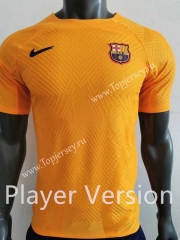 Player Version 2022-2023 Barcelona Orange Thailand Training Soccer Jersey AAA-518