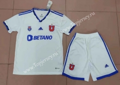2022-2023 Universidad de Chile Away White Soccer Unifrom-718