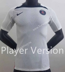 Player Version 2022-2023 PSG White Thailand Training Soccer Jersey AAA-2016