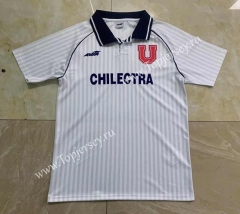 Retro Version 94-95 Universidad de Chile Away White Thailand Soccer Jersey AAA-512