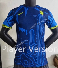 Player Version 2022-2023 Classic Edition Brazil Blue Thailand Soccer Jersey AAA-2016