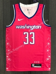 2023 City Edition Washington Wizards Pink #33 NBA Jersey-311