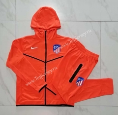 2022-2023 Atletico Madrid Orange Thailand Soccer Jacket Uniform With Hat-815