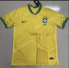 2022-2023 Classic Version Brazil Yellow Thailand Soccer Jersey AAA