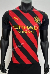 2022-2023 Manchester City Red&Black Thailand Soccer Jersey AAA-SJ