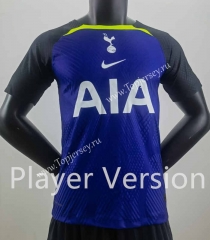 Player Version 2022-2023 Tottenham Hotspur Blue Thailand Training Soccer Jersey AAA-888