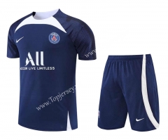 2022-2023 PSG Royal Blue Thailand Training Soccer Uniform-4627