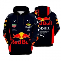 2022 Red Bull Black Formula One Racing Suit Tracksuit Top With Hat