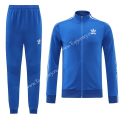 2022-2023 AJ05 Camouflage Blue Thailand Soccer Jacket Uniform-LH