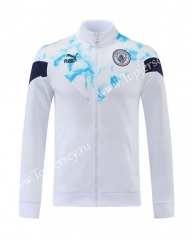 2022-2023 Manchester City White Thailand Soccer Jacket-LH