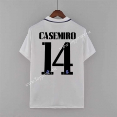 （S-4XL）2022-2023 Real Madrid Home White  (CASEMIRO  #14) Thailand Soccer Jersey AAA