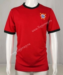 Retro Version 1966-1969 Portugal Home Red Thailand Soccer Jersey AAA-503