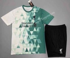 2022-2023 Liverpool White&Green Soccer Uniform-9031