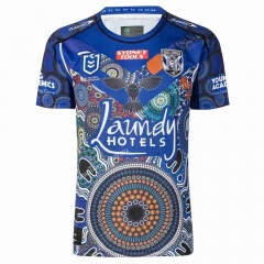 2022-2023 Native Version Dog Blue Thailand Rugby Shirt