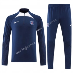 2022-2023 NIke Paris SG Royal Blue  Thailand Soccer Tracksuit -4627