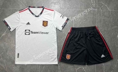 2022-2023 Manchester United Away White Soccer Uniform-6748