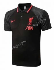 2022-2023 Liverpool Black Thailand Polo Shirt-815