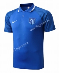 2022-2023 Atletico Madrid Camouflage Blue Thailand Polo Shirt-815