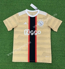 2022-2023 Ajax Beige Thailand Soccer Jersey AAA-403