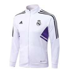2022-2023 Real Madrid White Thailand Soccer Jacket -815