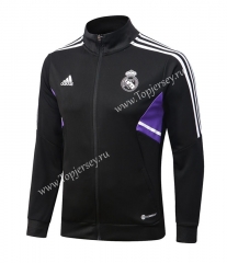 2022-2023 Real Madrid Black Thailand Soccer Jacket -815