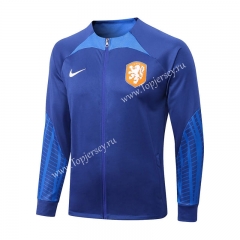2022-2023 Netherlands Camouflage Blue Thailand Soccer Jacket -815