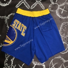 Golden State Warriors Blue NBA Shorts-311