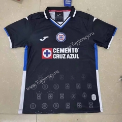 (S-3XL)2022-2023 Cruz Azul 2nd Away Black Thailand Soccer Jersey AAA-818