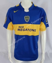 Retro Version 05-06 Boca Juniors Home Blue Thailand Soccer Jersey AAA-503