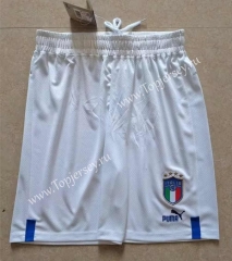 2022-2023 Italy Home White Thailand Soccer Shorts-5805