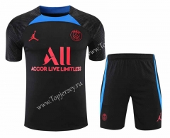 2022-2023 Paris SG Black Thailand Soccer Uniform-418
