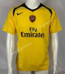Retro Version 06-07 Arsenal Away Yellow Thailand Soccer Jersey AAA-503