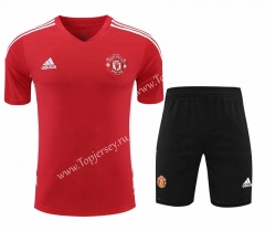 2022-2023 Manchester United Red Thailand Soccer Uniform-418