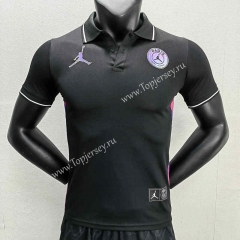 2022-2023 Paris SG  Black Thailand Polo Uniform-888