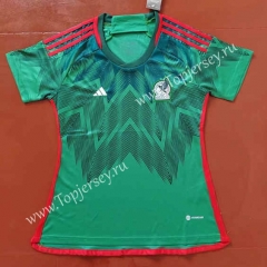 Correct Version 2022-2023 Mexico Home Green Thailand Soccer Jersey AAA-708