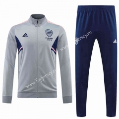 2022-2023 Arsenal Gray Thailand Soccer Jacket Uniform-709
