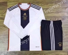 2022-2023 Germany Home Black&White LS Soccer Uniform-709