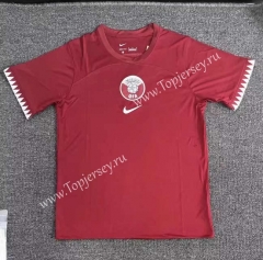 2022-2023 Qatar Home Red Thailand Soccer Jersey AAA-2282
