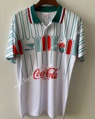 Retro Version 1993 Fluminense de Feira Away White Thailand Soccer Jersey AAA-2282