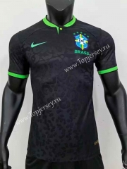 2022-2023 Brazil Black Thailand Soccer Jersey AAA-416