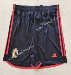 2022-2023 Belgium Home Black Thailand Soccer Shorts-2886