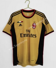 Retro Version 13-14 AC Milan 2nd Away Earth-Yellow Thailand Soccer Jersey AAA-C1046
