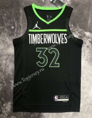 2022-2023 Jordan Limited Version Minnesota Timberwolves Black #32 NBA Jersey-311