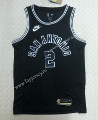 2022-2023 Retro Version San Antonio Spurs Black #2 NBA Jersey-311